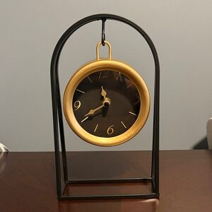 Black and Gold Clock